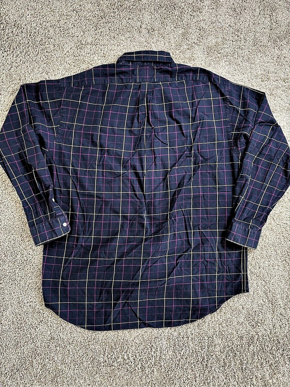 Ralph Lauren RLX Golf Plaid Cotton Shirt Size Large - Picture 6 of 6